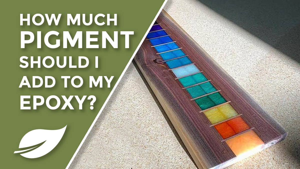 How Much Pigment Should I Add to My Epoxy? — EcoPoxy USA Inc.