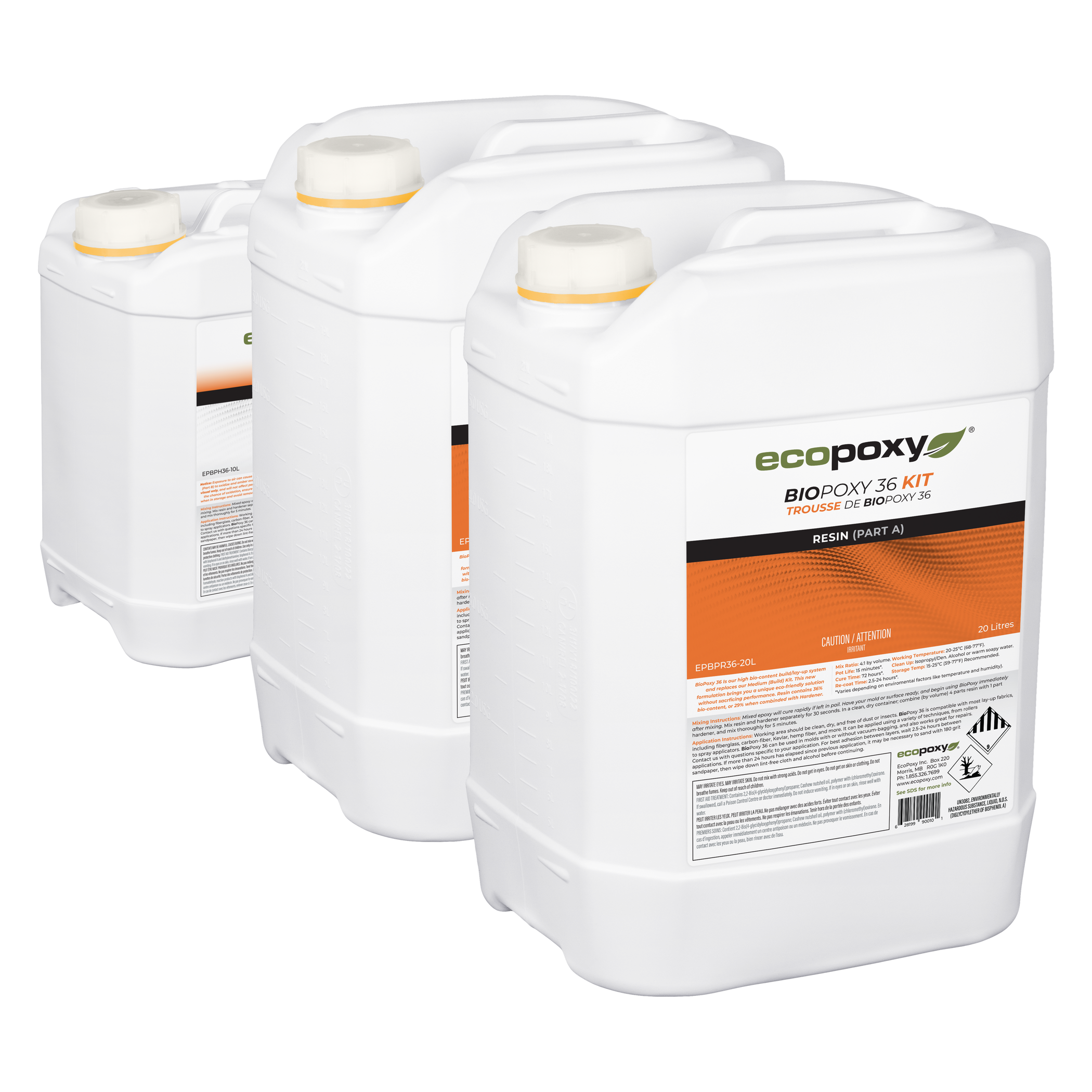 Carbon Fiber Epoxy Resin | BioPoxy 36 Laminating Epoxy — EcoPoxy Inc.