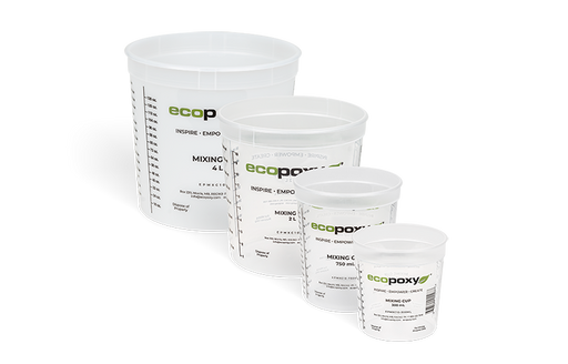 EcoPoxy - FlowCast - Improved Liquid Plastic - 30 Liter Kit - 2:1 Ratio Mix  — Hardwood Reclamation