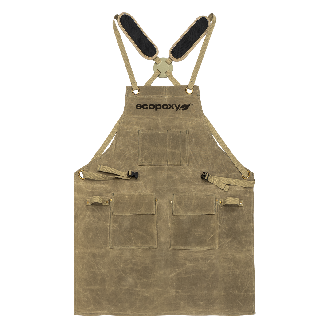 Ecopoxy canvas apron for woodworking work in style comfort