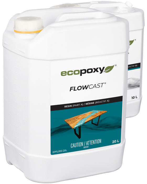 FlowCast Deep Pour Epoxy Resin Kit - 3.2 Gal / 12L