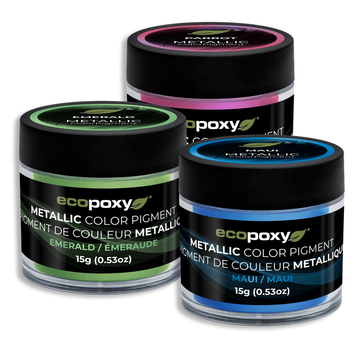 Pigments de couleur métallique