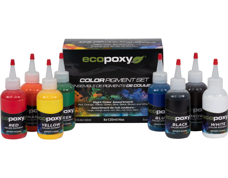 Liquid Pigments for Colored Epoxy Resin Projects